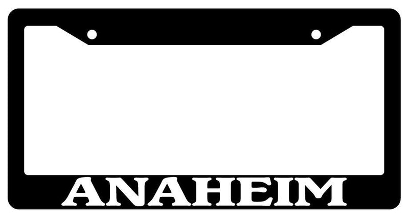 Black License Plate Frame Anaheim City State Auto Accessory 1051  Mod-GRAPH9856236-3881