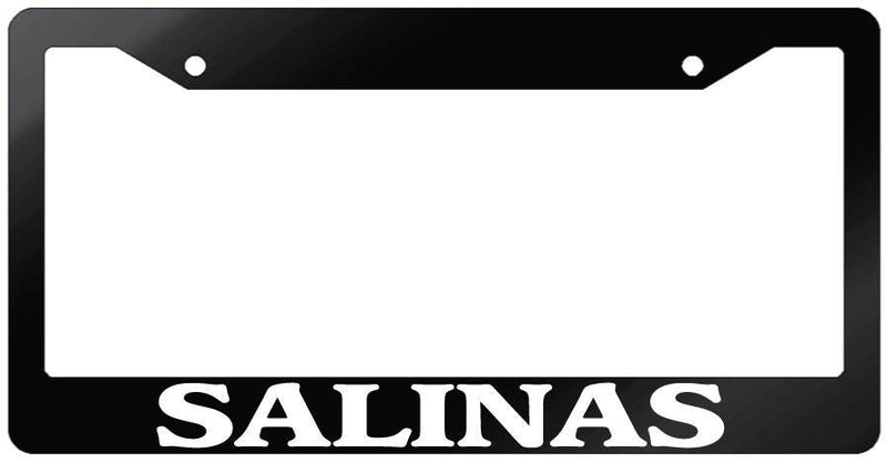 Glossy Black License Plate Frame SALINAS Auto Accessory 2627  Mod-GRAPH9856236-6947