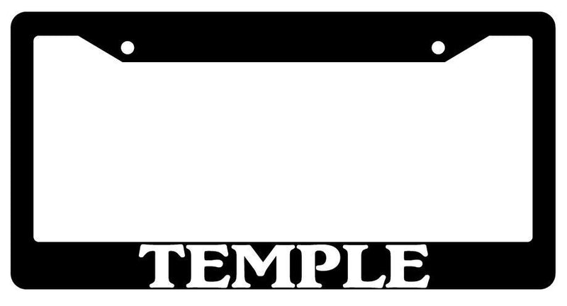 Black License Plate Frame City State Temple Auto Accessory  Mod-GRAPH9856236-292