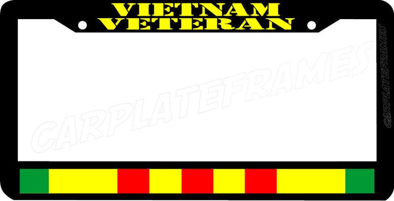 VIETNAM VETERAN service ribbon Viet Nam war veteran License Plate Frame