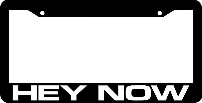 HEY NOW stern sanders License Plate Frame