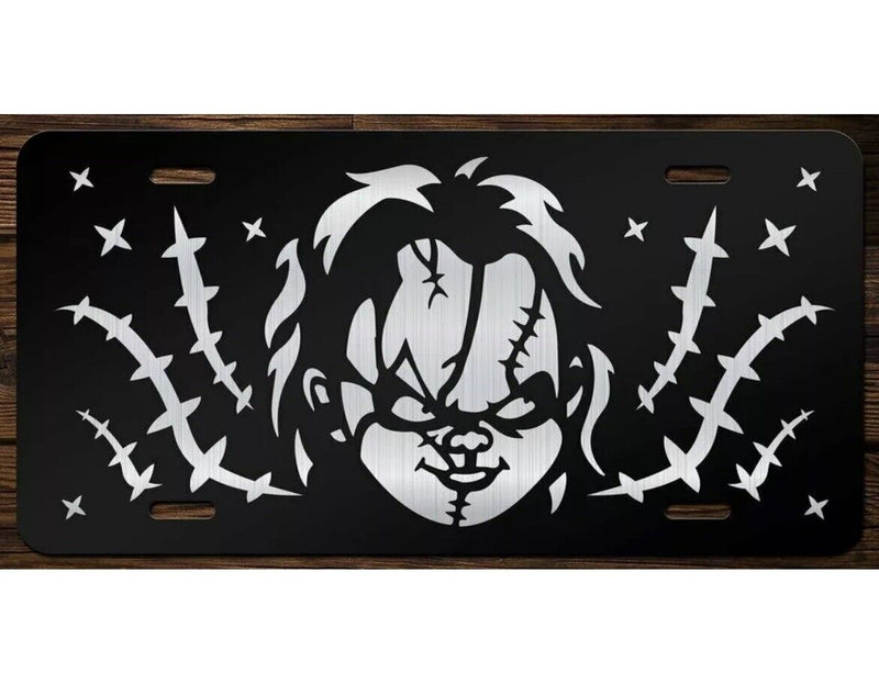 Chucky Face Vanity Front License Plate Tag KCE076