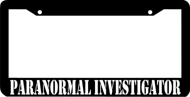 PARANORMAL INVESTIGATOR License Plate Frame