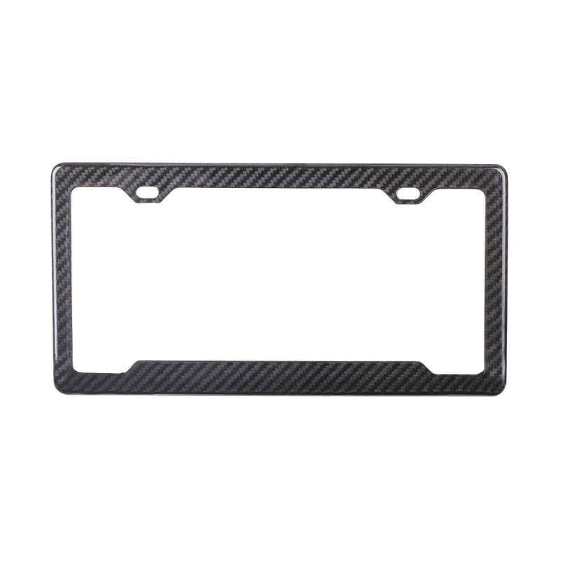 Real Carbon Fiber All States License Plate Frame + Hardware Choose Your Finish