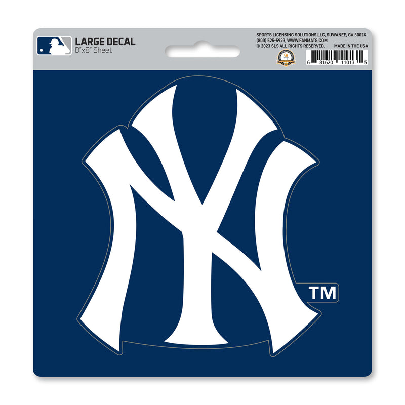 MLB New York Yankees Decal Large 8"X8" Auto RV Boat Cooler Luggage