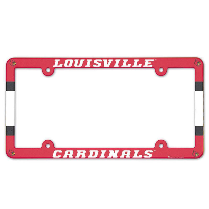 NCAA Louisville Cardinals Plastic License Plate Frame