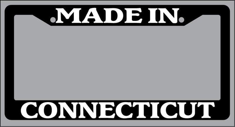 Black License Plate Frame Made in Connecticut Auto Accessory 1197  Mod-GRAPH9856236-978