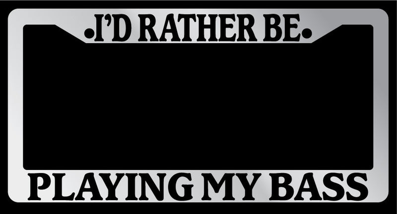 Chrome License Plate Frame "I&