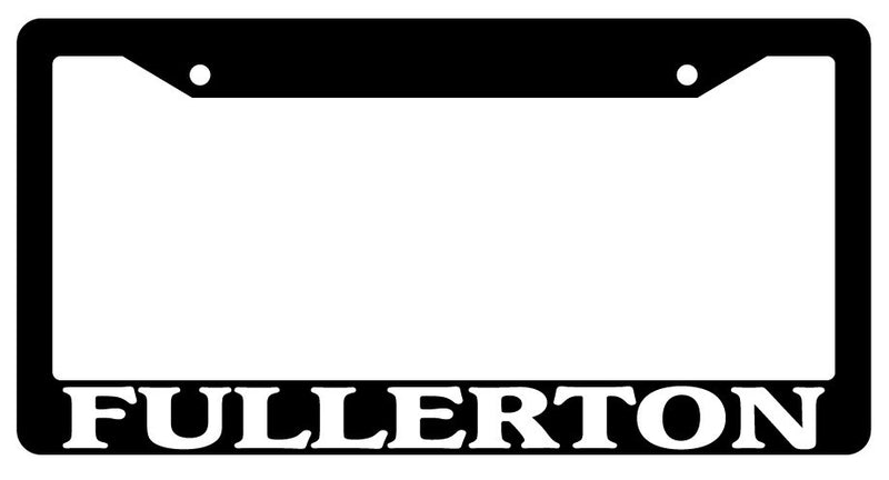 Black License Plate Frame Fullerton City State Auto Accessory 1301  Mod-GRAPH9856236-345