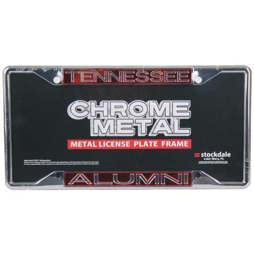 NCAA Tennessee Volunteers Metal Alumni Inlaid Acrylic License Plate Frame