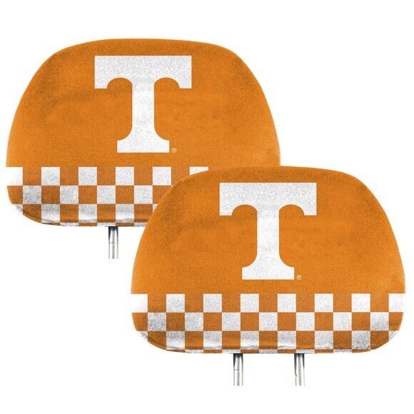 NCAA Tennessee Volunteers New 2-Piece Printed Headrest Covers