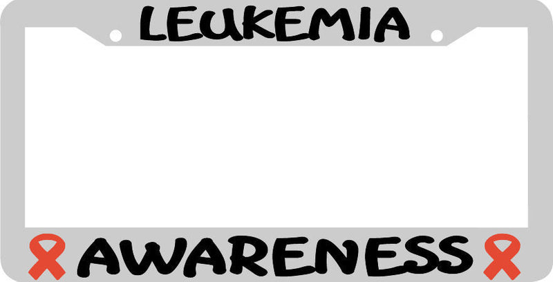 LEUKEMIA awareness Awareness License Plate Frame