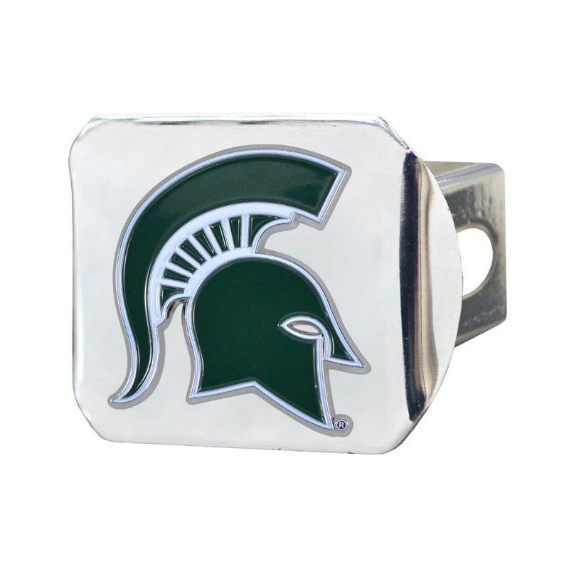 NCAA Michigan State Spartans 3D Color on Chrome Hitch Cover