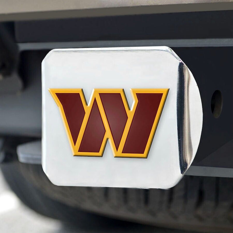 NFL Washington Commanders 3D Color on Chrome Metal Hitch Cover