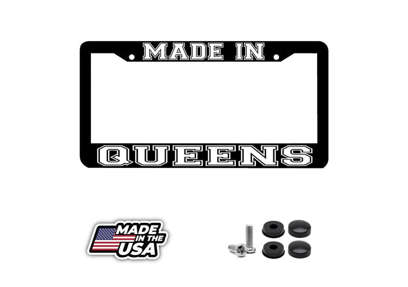 MADE IN QUEENS NY License Plate Frame