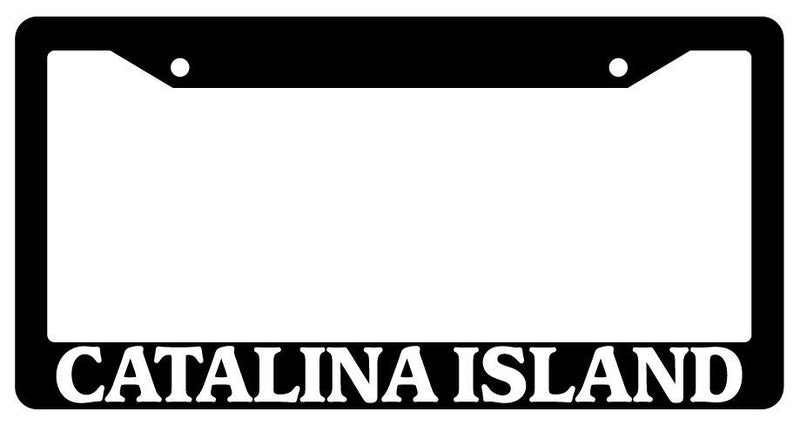 Black License Plate Frame Catalina Island City State Auto Accessory 1171  Mod-GRAPH9856236-355