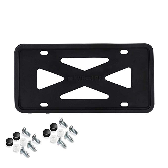 Kohree License Plate Frame Universal Silicone Holder Rust- Rattle Weather Proof