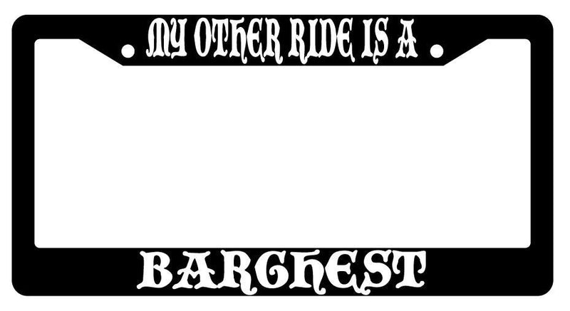 My Other Ride Is A Barghest Black Plastic License Plate Frame Fantasy  Mod-GRAPH9856236-744