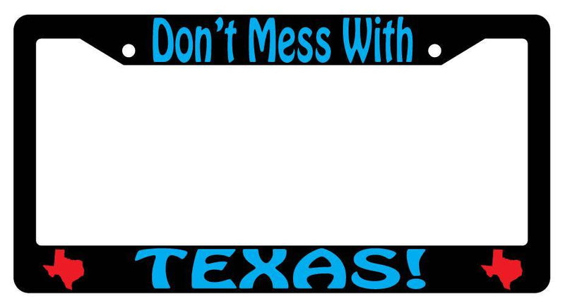 Black License Plate Frame DON&