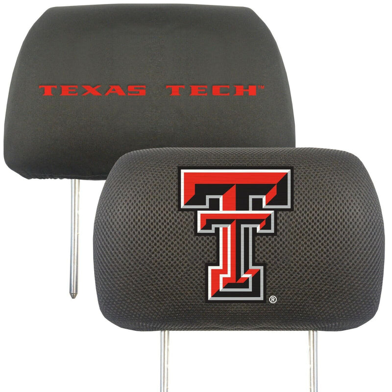 NCAA Texas Tech Red Raiders 2-Embroidered Headrest Covers