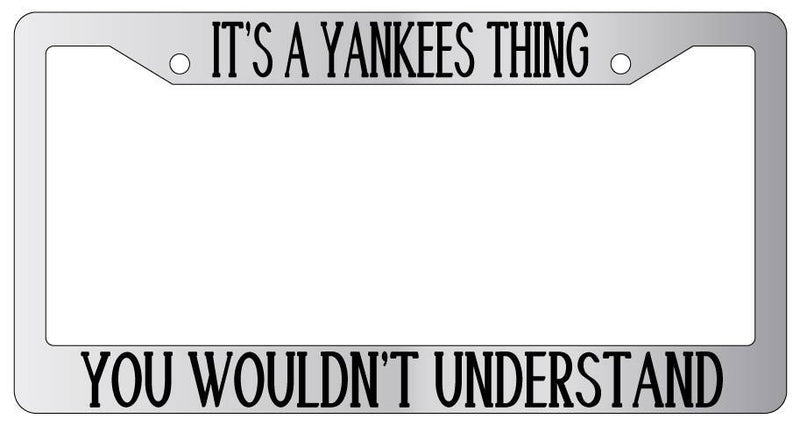 Chrome License Plate Frame IT&