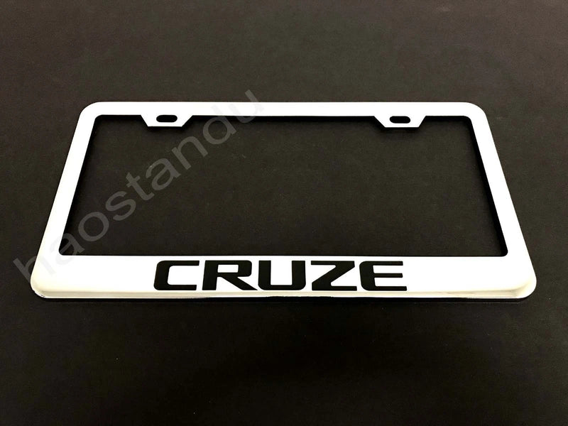 1x CRUZE STAINLESS STEEL LICENSE PLATE FRAME + Screw Caps*