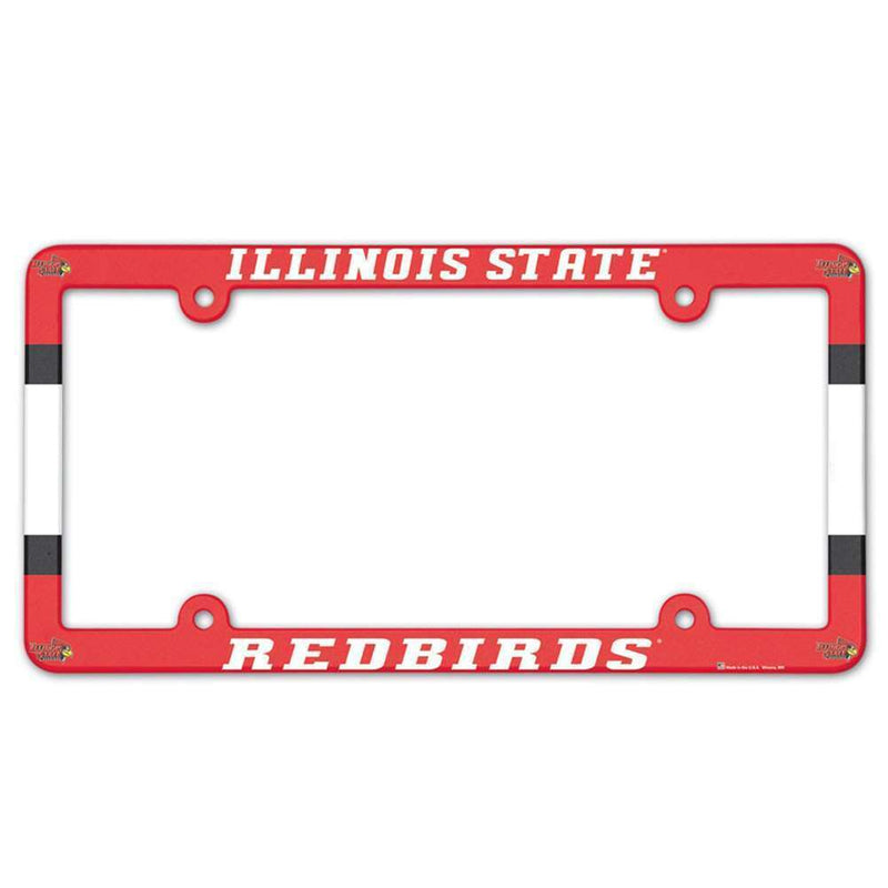 NCAA Illinois State Redbirds Plastic License Plate Frame