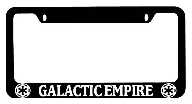 Black METAL License Plate Frame For Galactic Empire (LOGO) Auto Accessory 77  Mod-GRAPH9856236-9895