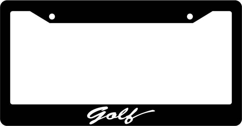 Black License Plate Frame CURSIVE GOLF Auto Accessory Novelty 1639  Mod-GRAPH9856236-3210