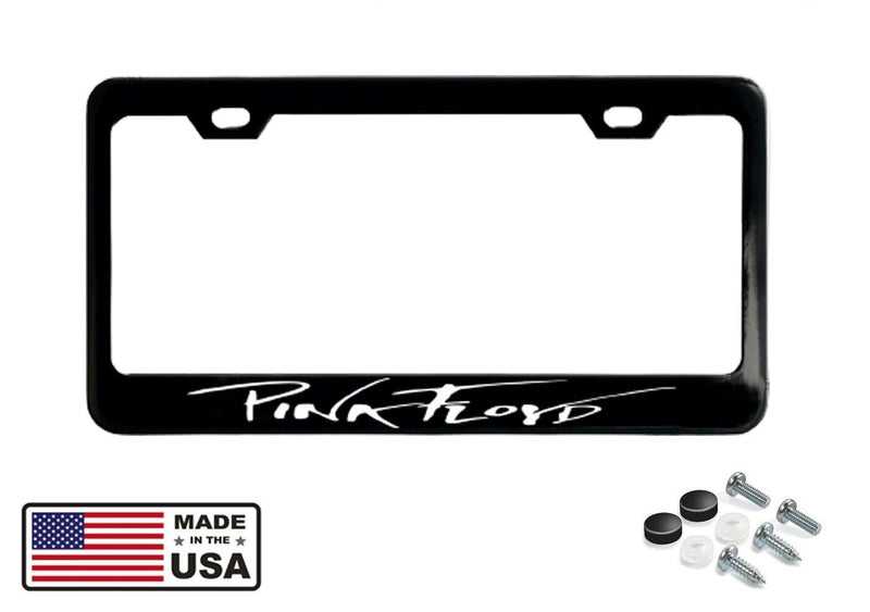 Pink Floyd Black License Plate Frame