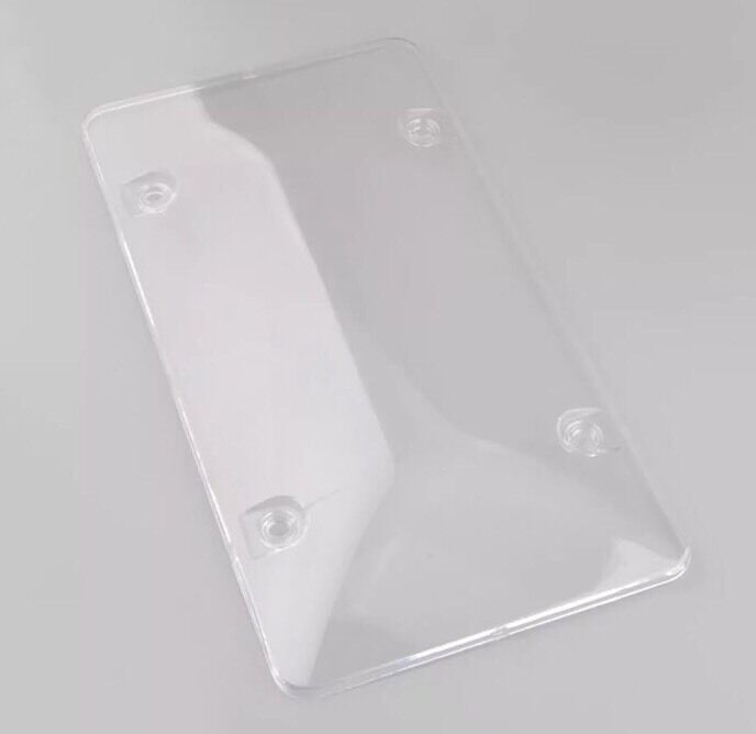 Universal Clear UNBREAKABLE License Plate Shield Cover