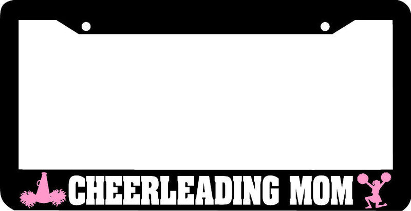 CHEERLEADING MOM cheer leader cheerleader License Plate Frame