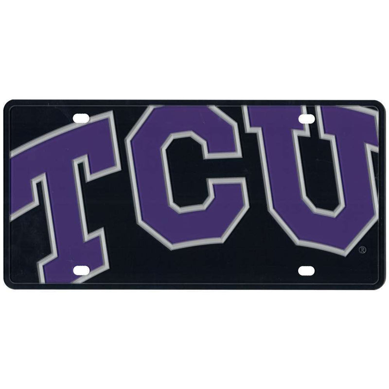 NCAA Tcu Horned Frogs Full Color Mega Inlay License Plate