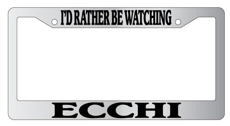 Chrome License Plate Frame I&