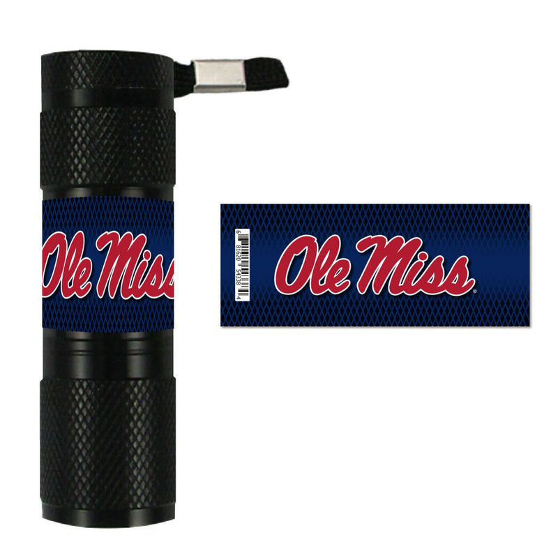 NCAA Ole Miss Rebels LED Flashlight 1.1"x.3"x3.4"