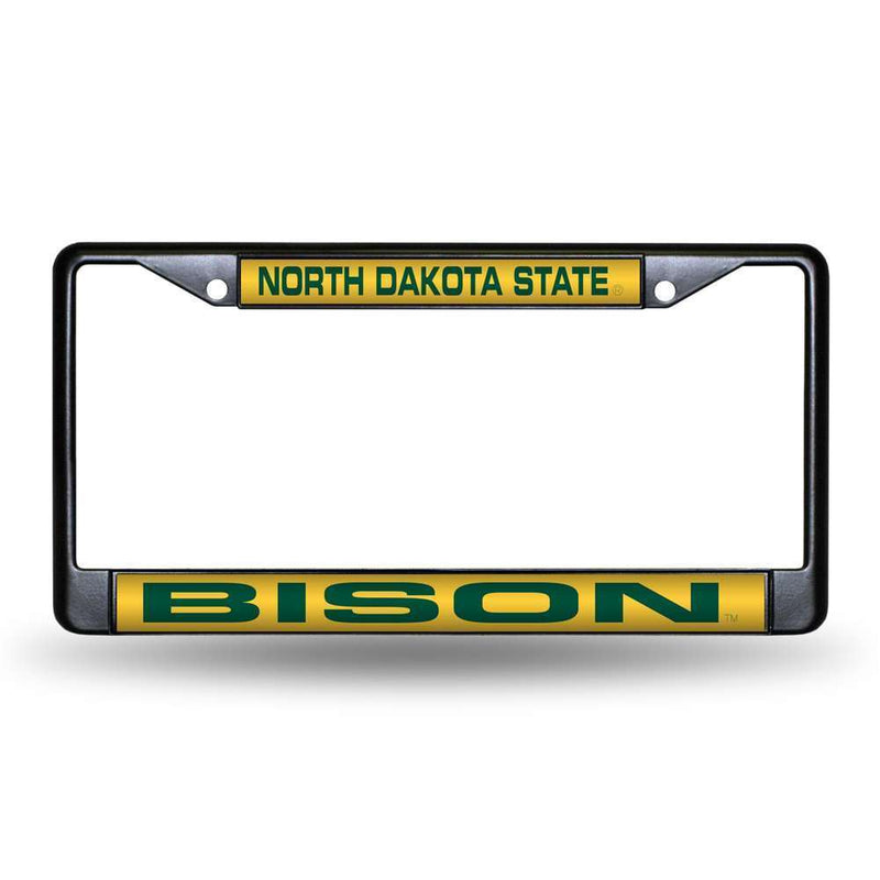 NCAA North Dakota State Bison Inlaid Acrylic Black License Plate Frame