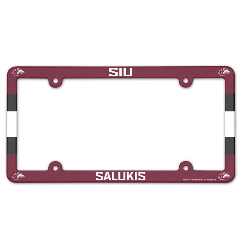 NCAA Southern Illinois Salukis Plastic License Plate Frame