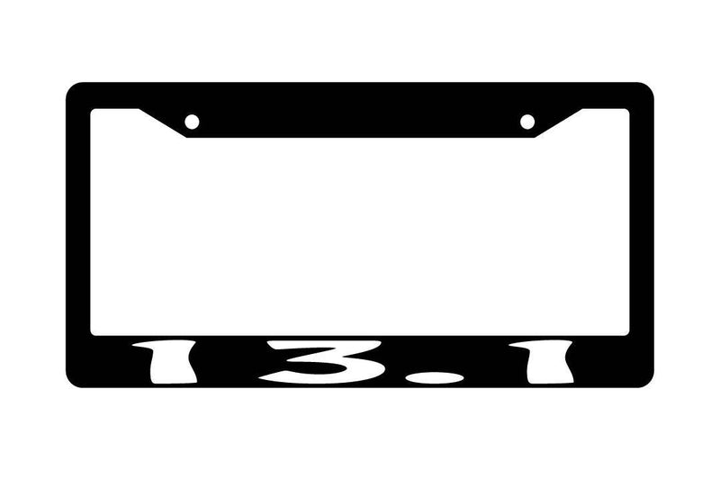 Black License Plate Frame 13.1 Auto Accessory  Mod-GRAPH9856236-1830