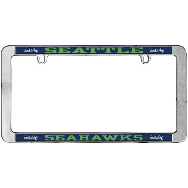 NFL Seattle Seahawks Thin Metal License Plate Frame