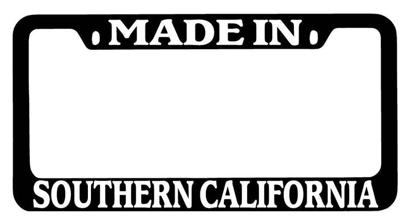 Black METAL License Plate Frame Made In Southern California Auto Accessory  Mod-GRAPH9856236-9156