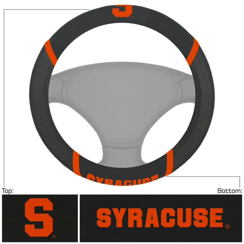 NCAA Syracuse Orange Embroidered Steering Wheel Cover