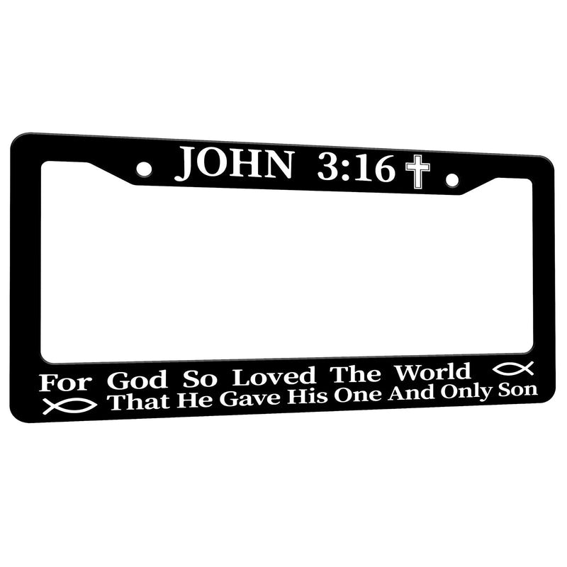 Jesus License Plate Frame Christian Cross License Plate Frames 6x12 Inch