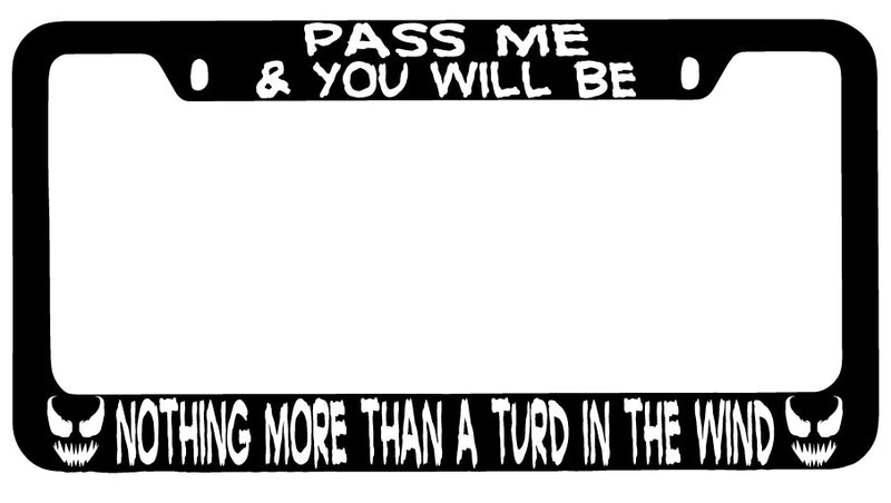 Pass Me/Turd In The Wind VENOM (Design 2a) Black METAL License Frame For Marvel  Mod-GRAPH9856236-8187