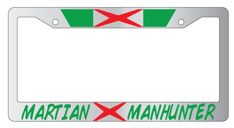 Martian Manhunter Chrome License Plate Frame DC  Mod-GRAPH9856236-4143