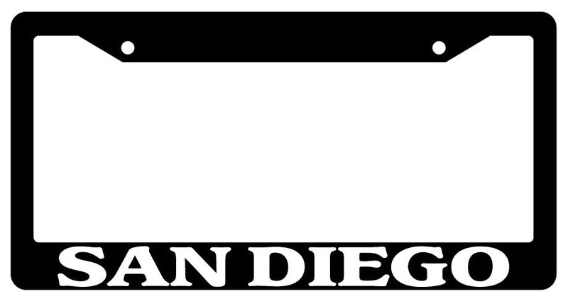Black License Plate Frame San Diego City State Auto Accessory Novelty 2635  Mod-GRAPH9856236-318