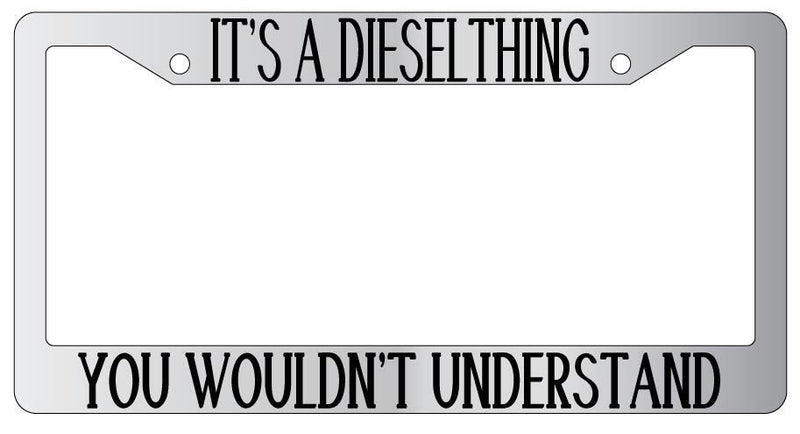 Chrome License Plate Frame IT&