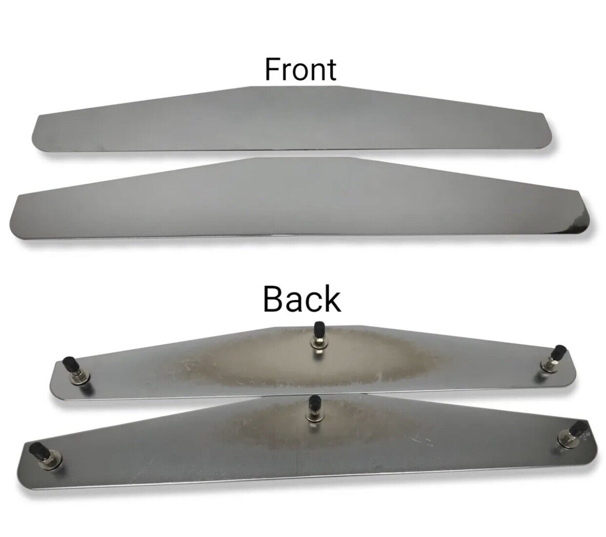 CHDT66 Chrome Mud Flap Hangers For Semi Trucks, All In One Kit - Bolt - Foto 7