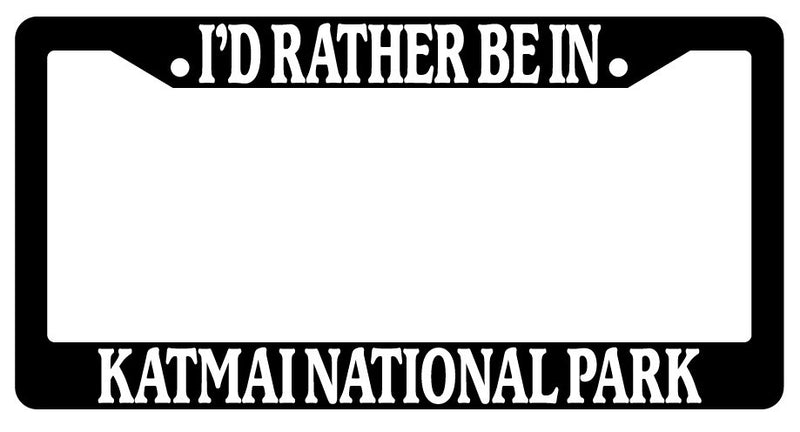 Black License Plate Frame I&