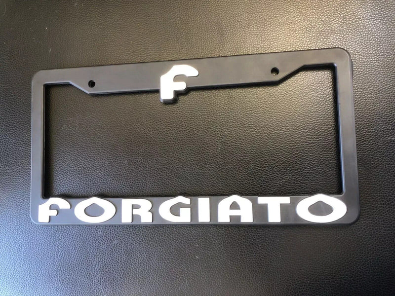 Forgiato License Black Plate Frame Rims Wheels Brand 100 % Authentic Forgiato