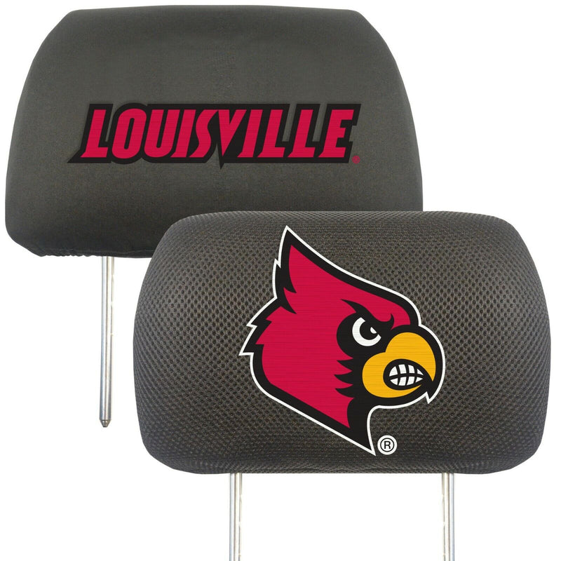 NCAA Louisville Cardinals Embroidered 2-Piece Headrest Cover